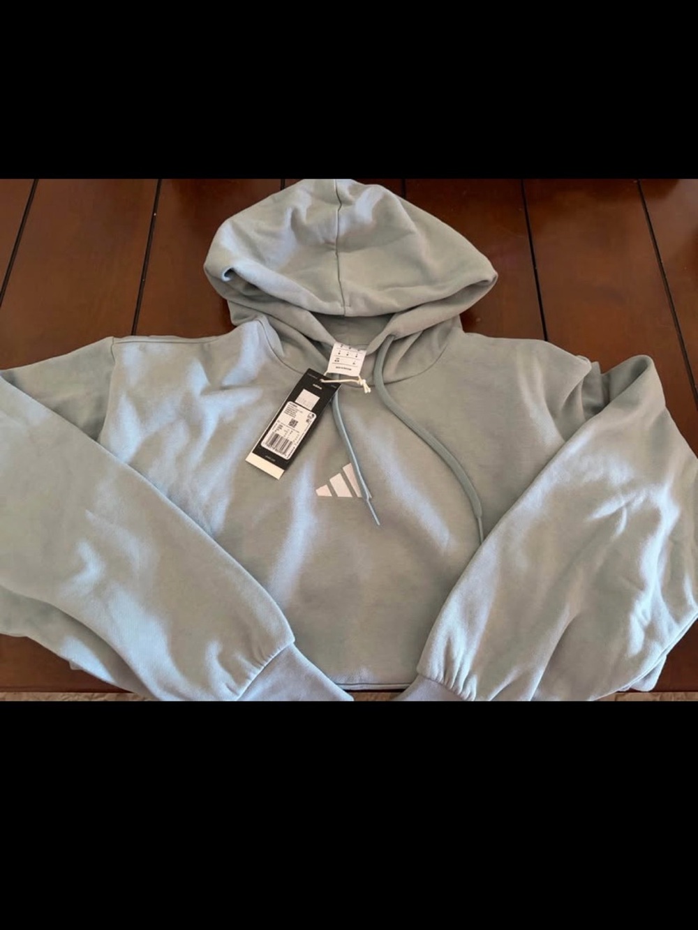 adidas Men's Sage Green Crewneck Hoodie